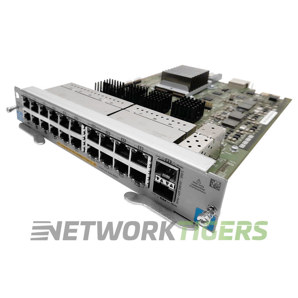 NEW HPE J9536A 5400zl Series 20x 1GB PoE+ RJ45 2x 10GB SFP+ Switch Module