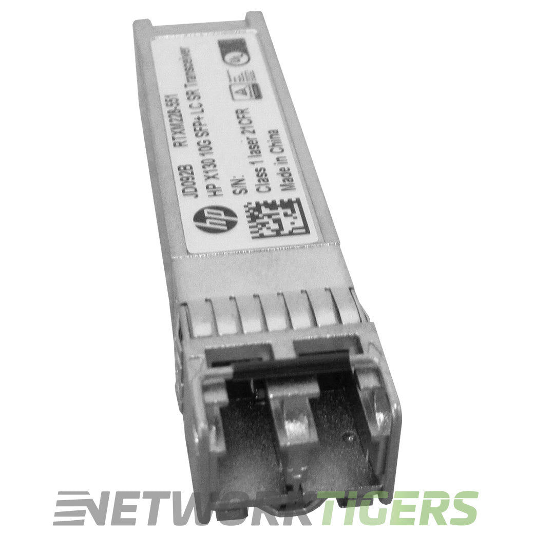HPE JD092B 10GB BASE-SR 850nm Short Reach MMF LC SFP+ Transceiver
