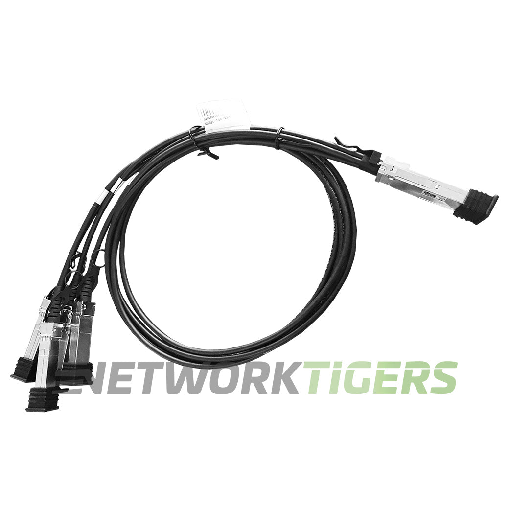 NEW HPE JG329A 1m 40GB QSFP+ to 4x 10GB SFP+ Direct Attach Copper Breakout Cable