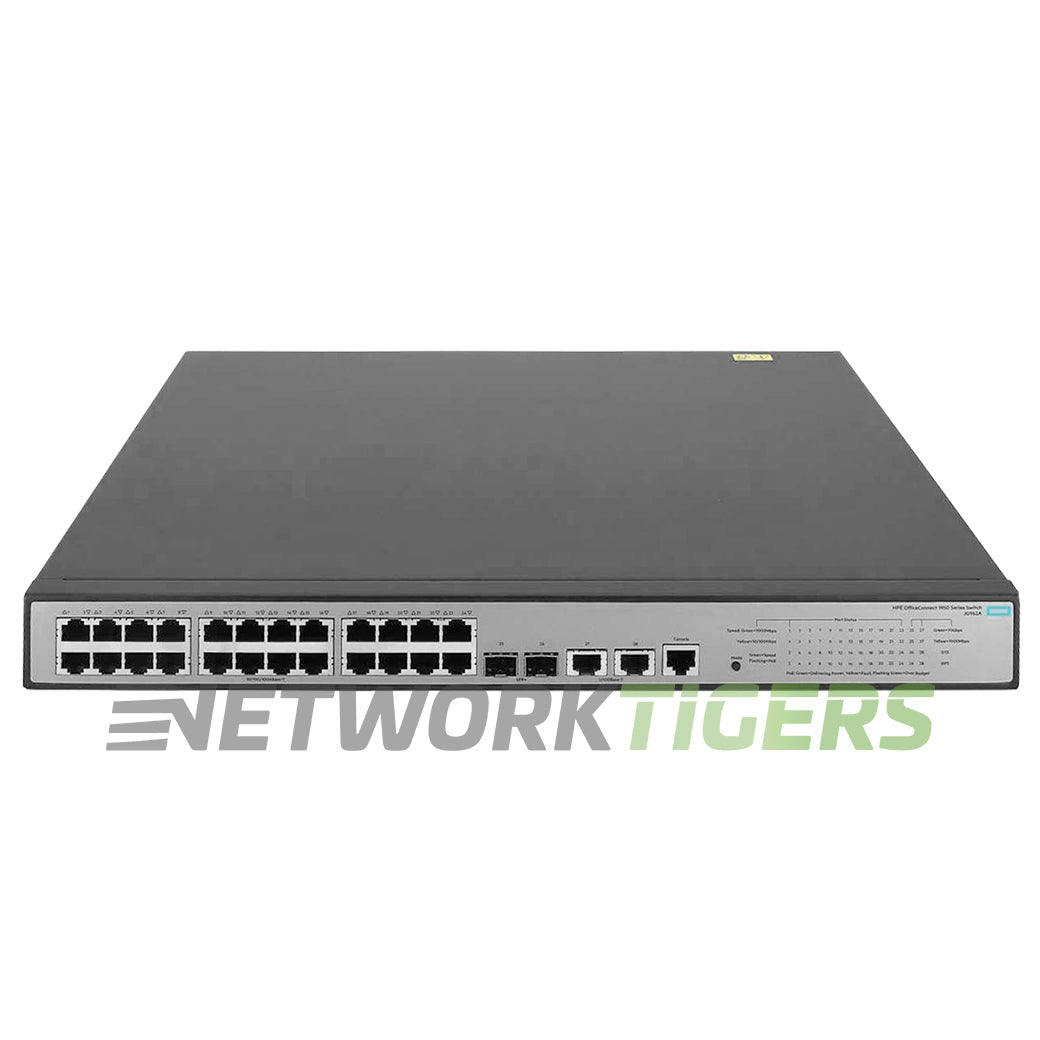 NEW HPE JG962A 1950-24G-2SFP+-2XGT-POE+ 24x 1GB RJ45 2x 10GB SFP+ Switch