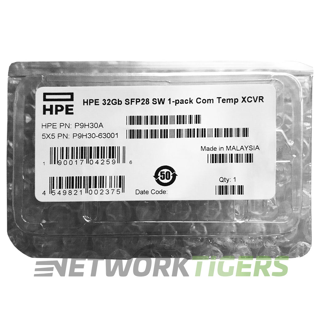 NEW HPE P9H30A 32GB Fibre Channel SFP+ Transceiver