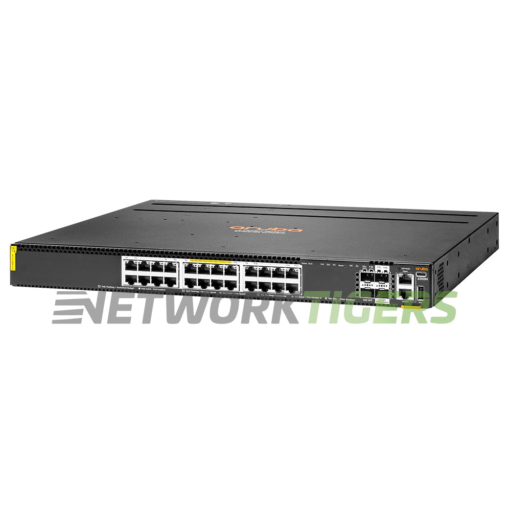 NEW HPE Aruba R8S89A 24x 10GB Class6 PoE RJ45 2x 50GB SFP56 2x 25GB SFP28 Switch
