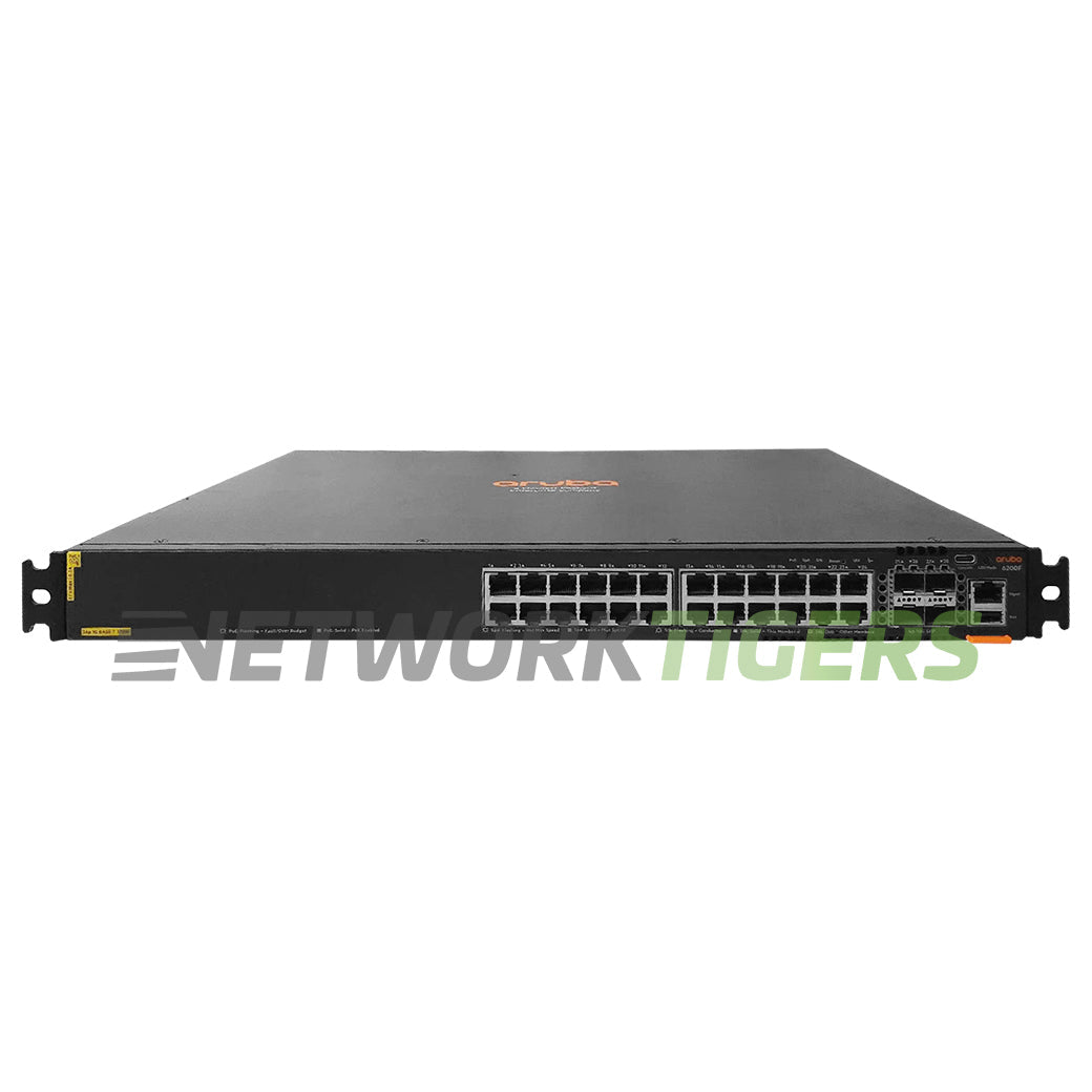 NEW HPE Aruba S0M82A CX 6200F Series 24x 1GB PoE+ RJ45 4x 1GB SFP Switch