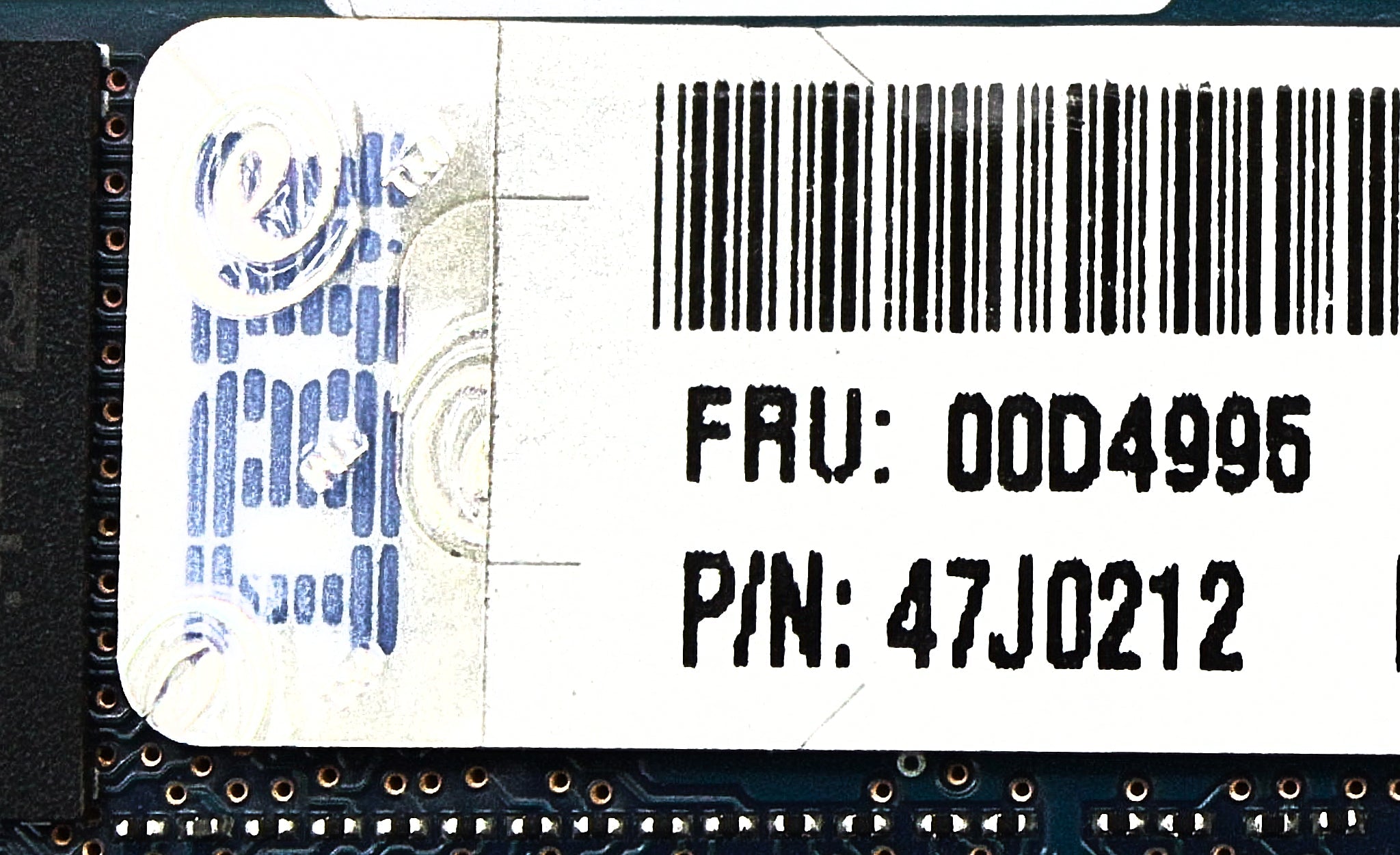 IBM 00D4995 8GB PC3-12800R DDR3-1333 2RX8 VLP