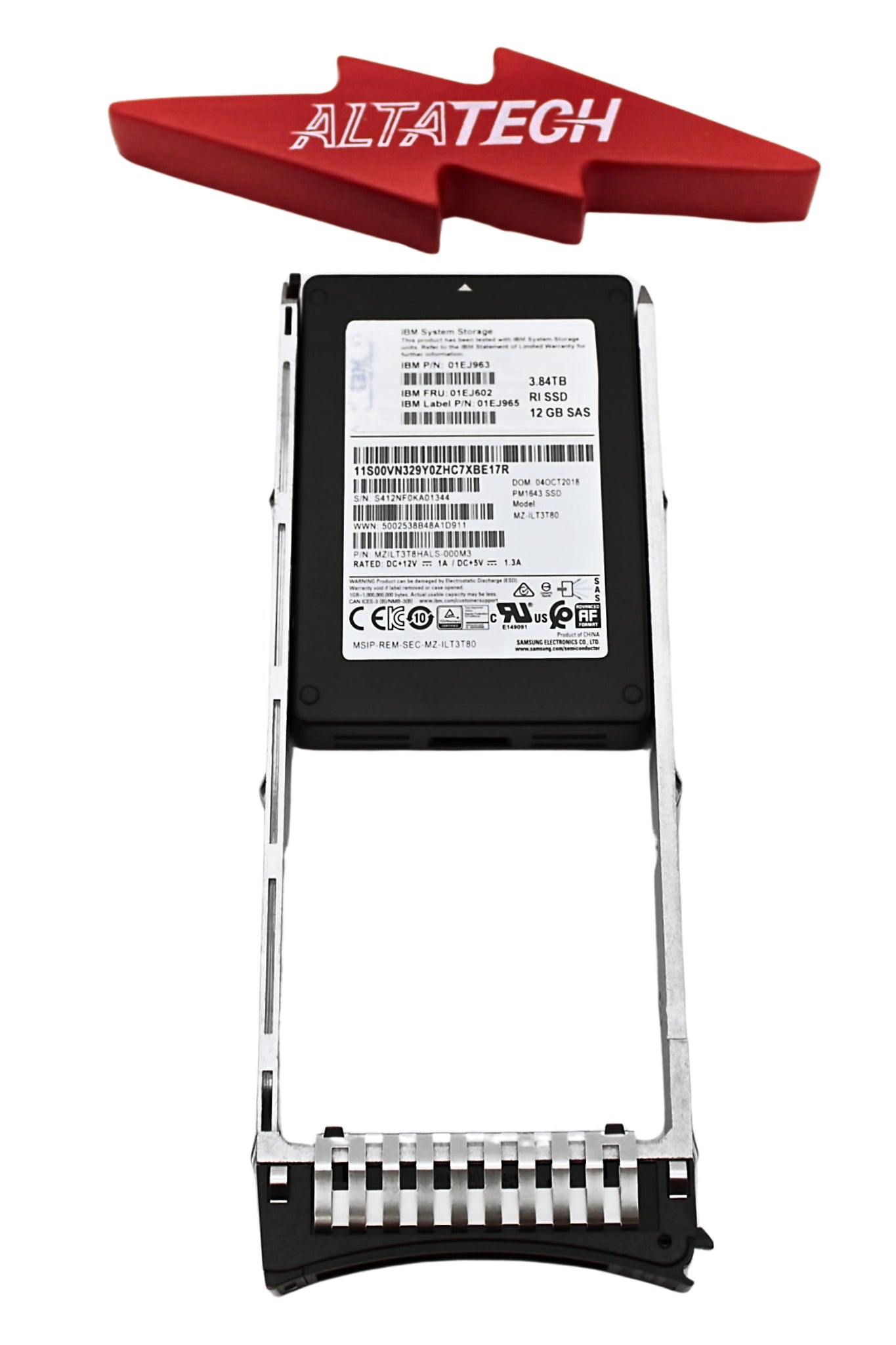 IBM 01EJ963 3.84TB 2.5' FLASH DRIVE
