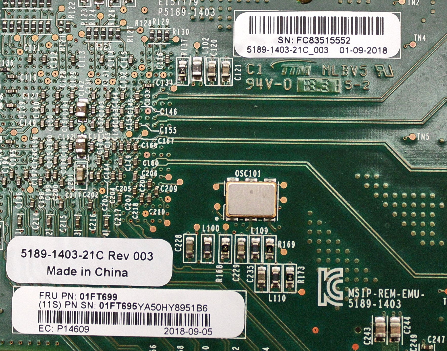 IBM 01FT699 16GB 4-PORT FC ADAPTER