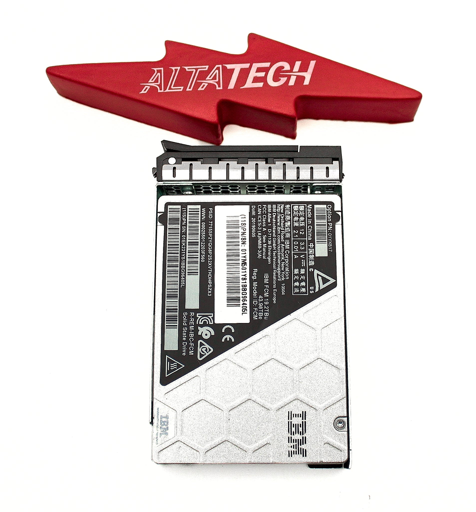 IBM 01YM584 19.2TBu / 43.98TBe 2.5" NVMe FCM 1.0