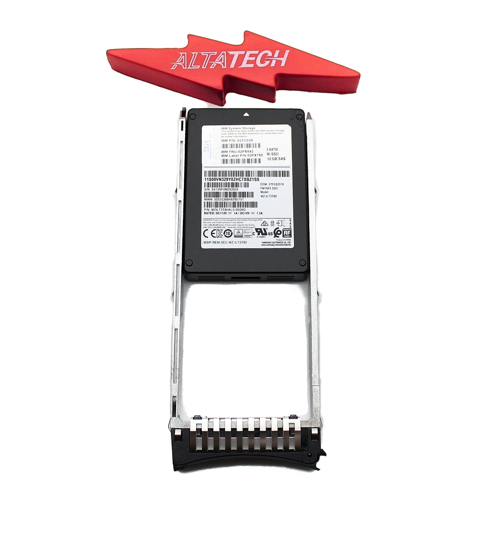 IBM 2072-AL81 3.84TB 12Gb SAS 2.5" Flash Drive