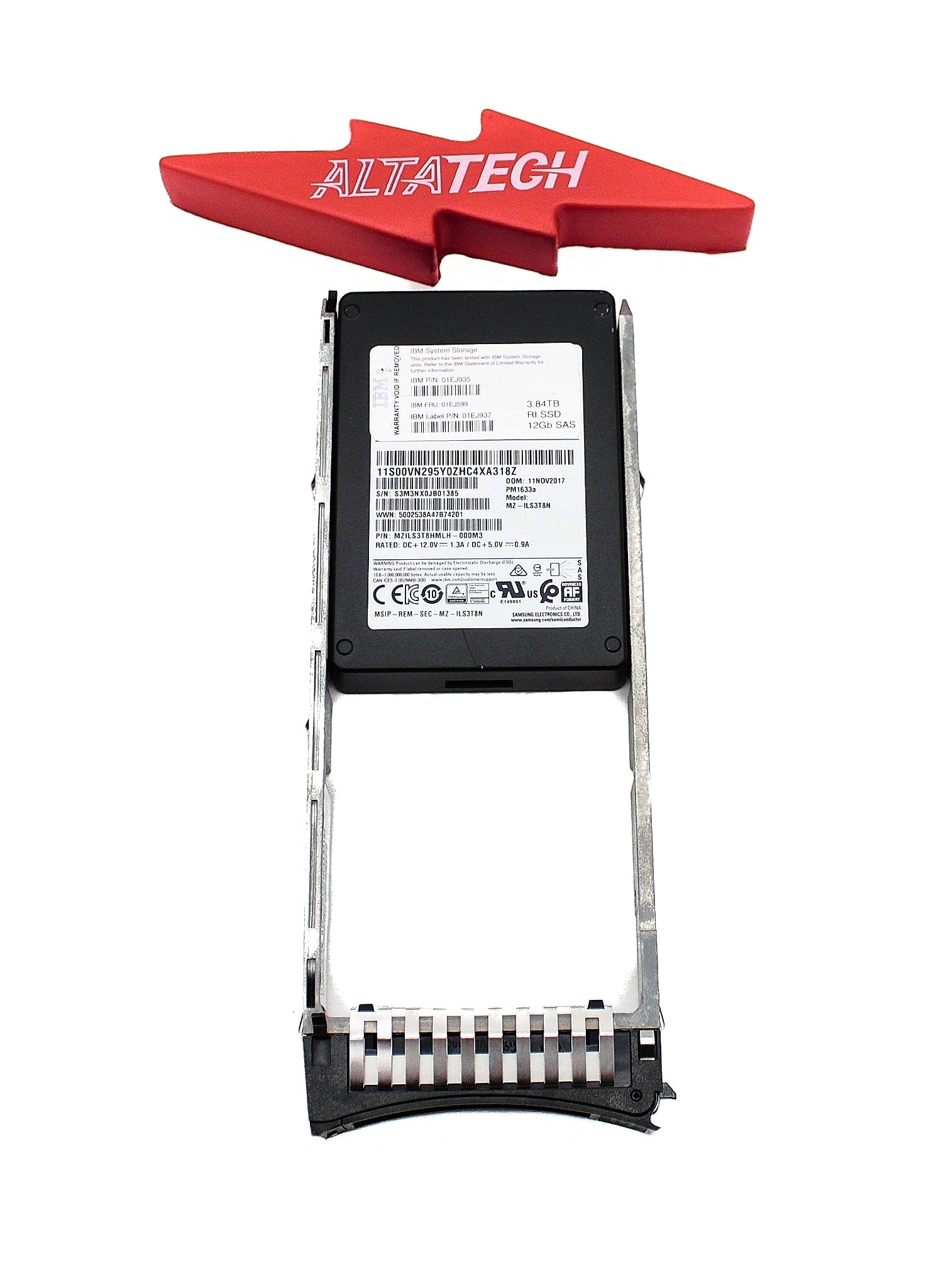 IBM 2078-ACN1 3.84TB 12G SAS 2.5" FLASH SSD V5KG2