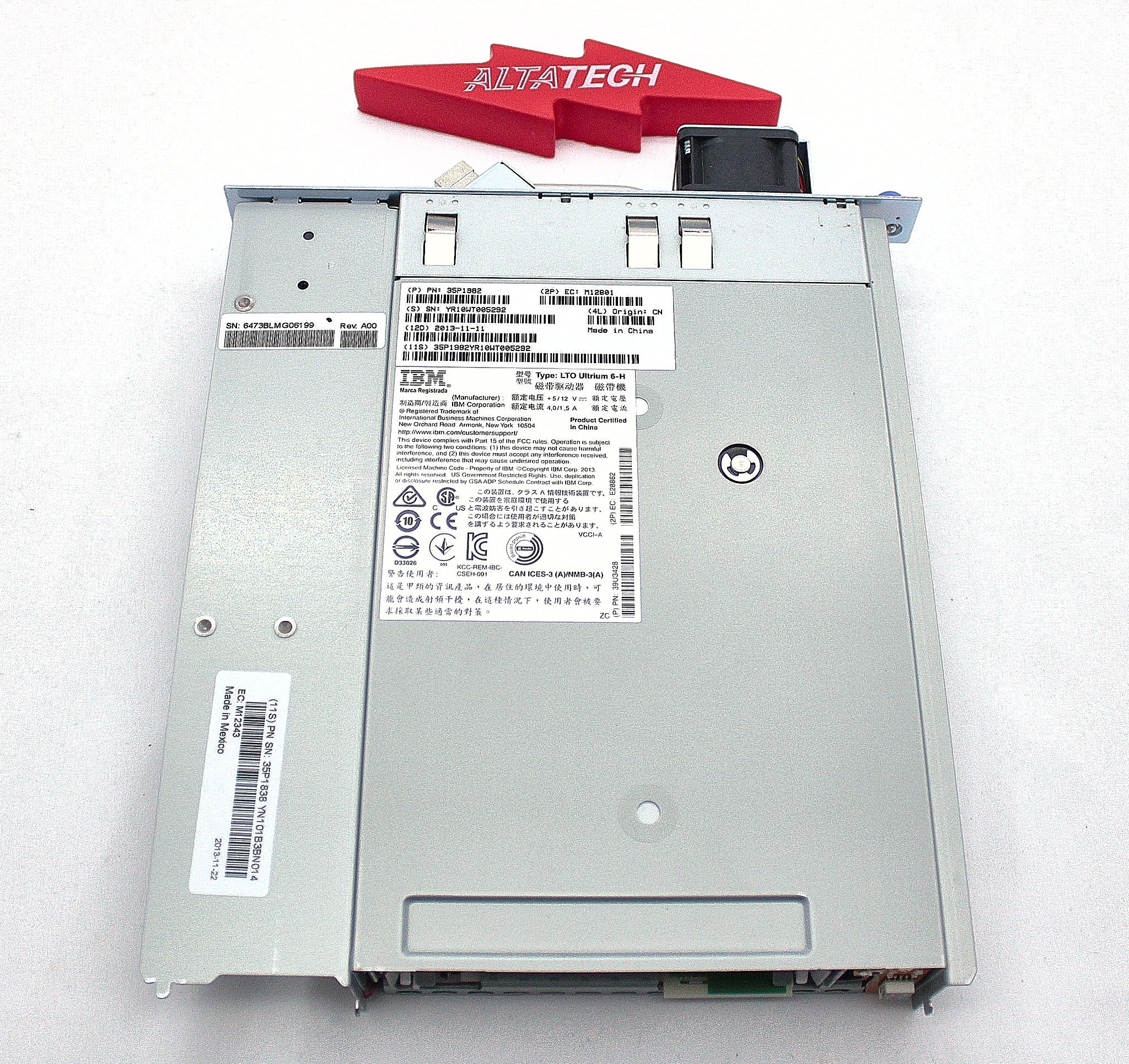 IBM 35P1982 2.5/5TB LTO6 FC 8G HH 3573