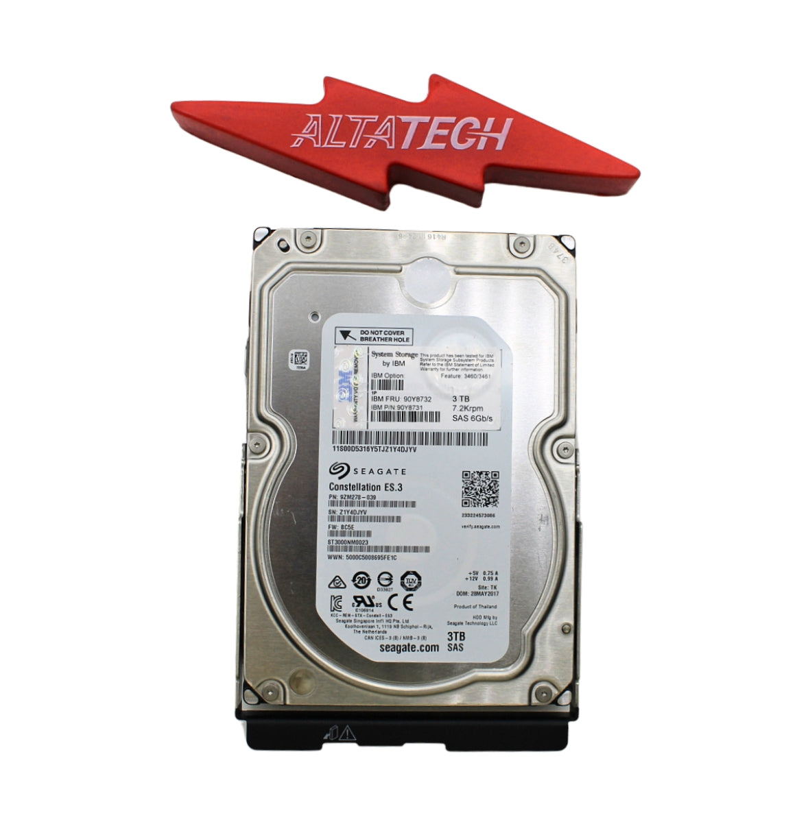 IBM 90Y8732 3TB 7.2K RPM 6GBPS SAS HDD DCS3700
