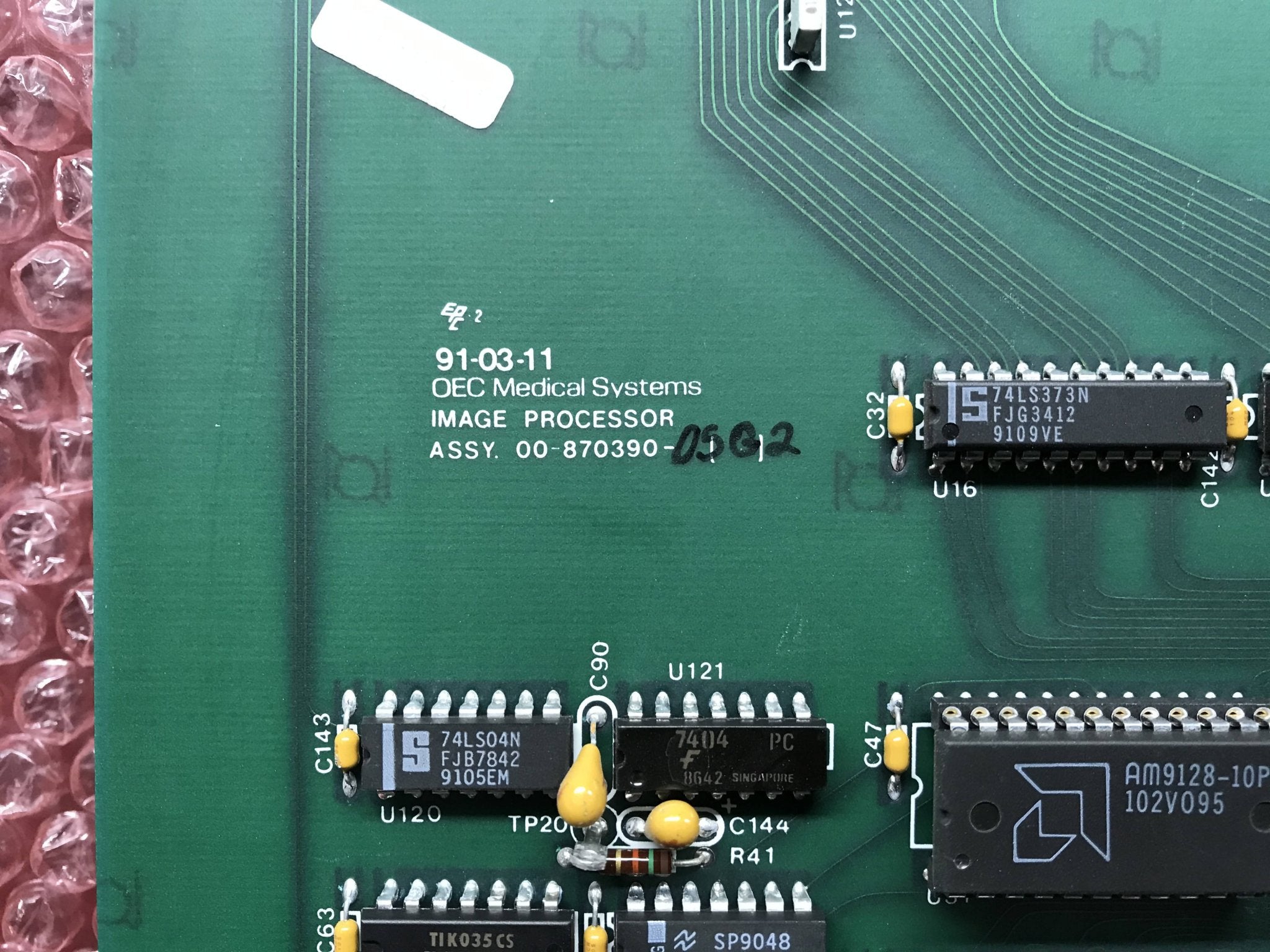 Image Processor Board Diasonics (00-870390-05 G5 OEC 9000