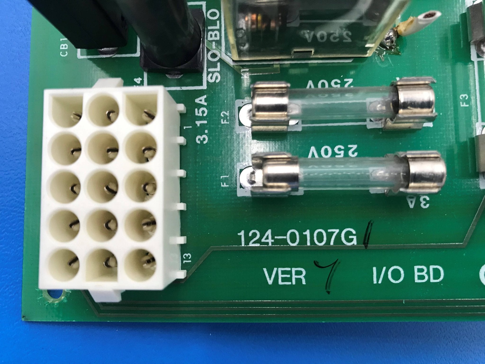 I/O Board (124-0107 G1 Rev 7 Gendex/Del Medical