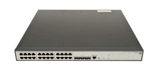 JE007AS - HP V1910-24G-PoE 24-Ports 1GbE Ethernet Rack-mountable Managed Network Switch with 4-Ports SFP