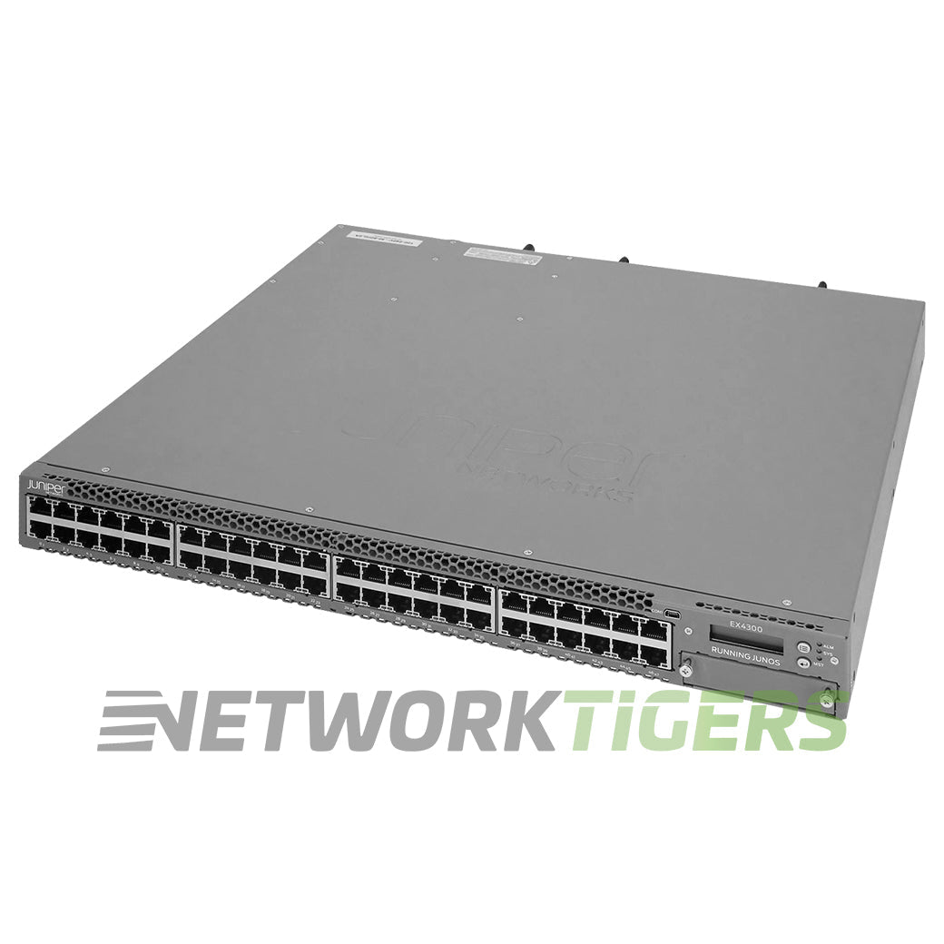 Juniper EX4300-48T-AFI-TAA 48x 1GB RJ45 4x 40GB QSFP+ B-F Air (TAA) Switch