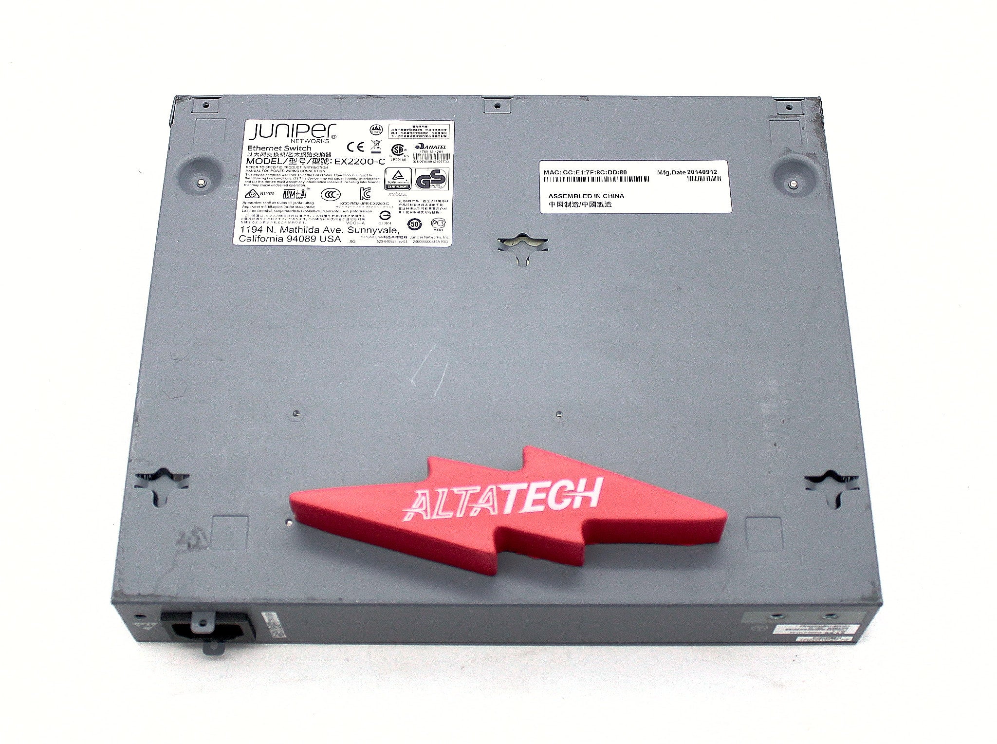 Juniper Networks EX2200-C-12T-2G JUNIPER EX2200-C 12-PORT SWITCH