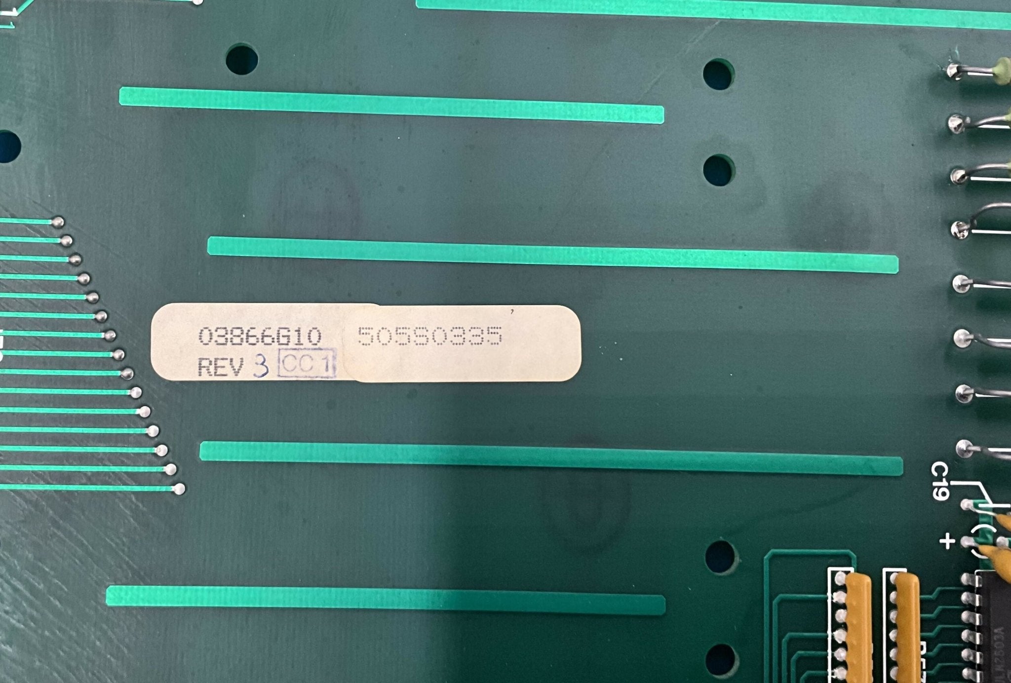 KEYBOARD PCB (46-903866G10/03866G10 Rev 3) GE