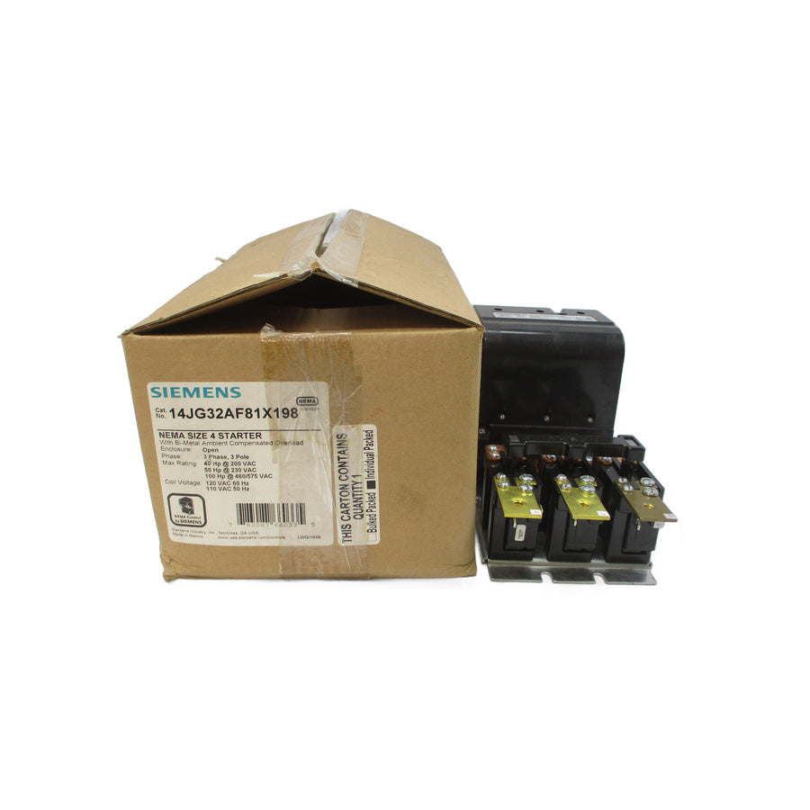 SIEMENS 14JG32AF81X198 110/120V 135A NSMP