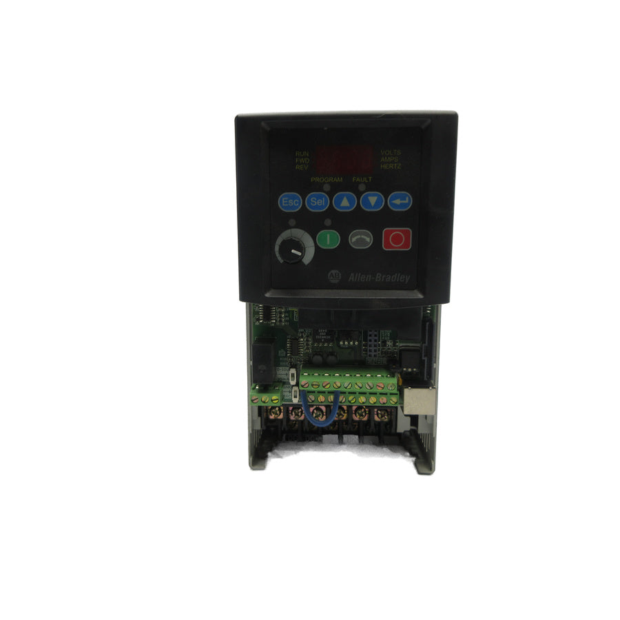 ALLEN BRADLEY 22B-D6P0N104 SER. A F/W 2.04 342-528VAC 7.5A (AS PICTURED) UNMP