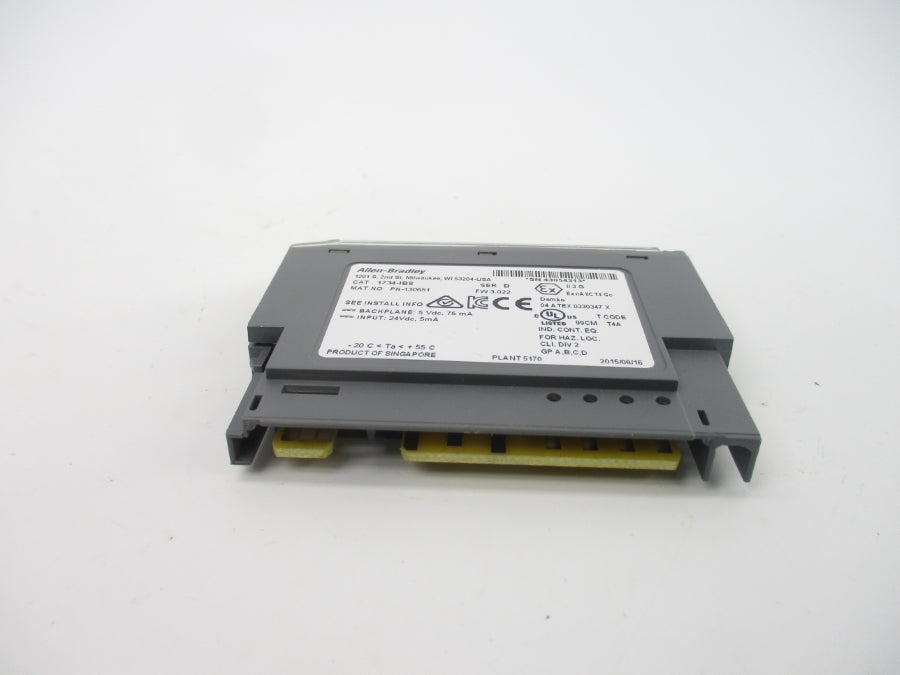ALLEN BRADLEY 1734-IB8 SER. D F/W 3.002 24VDC NSNP
