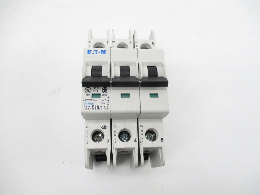 EATON FAZ-D10/3-NA 102267 277VAC 10A NSMP