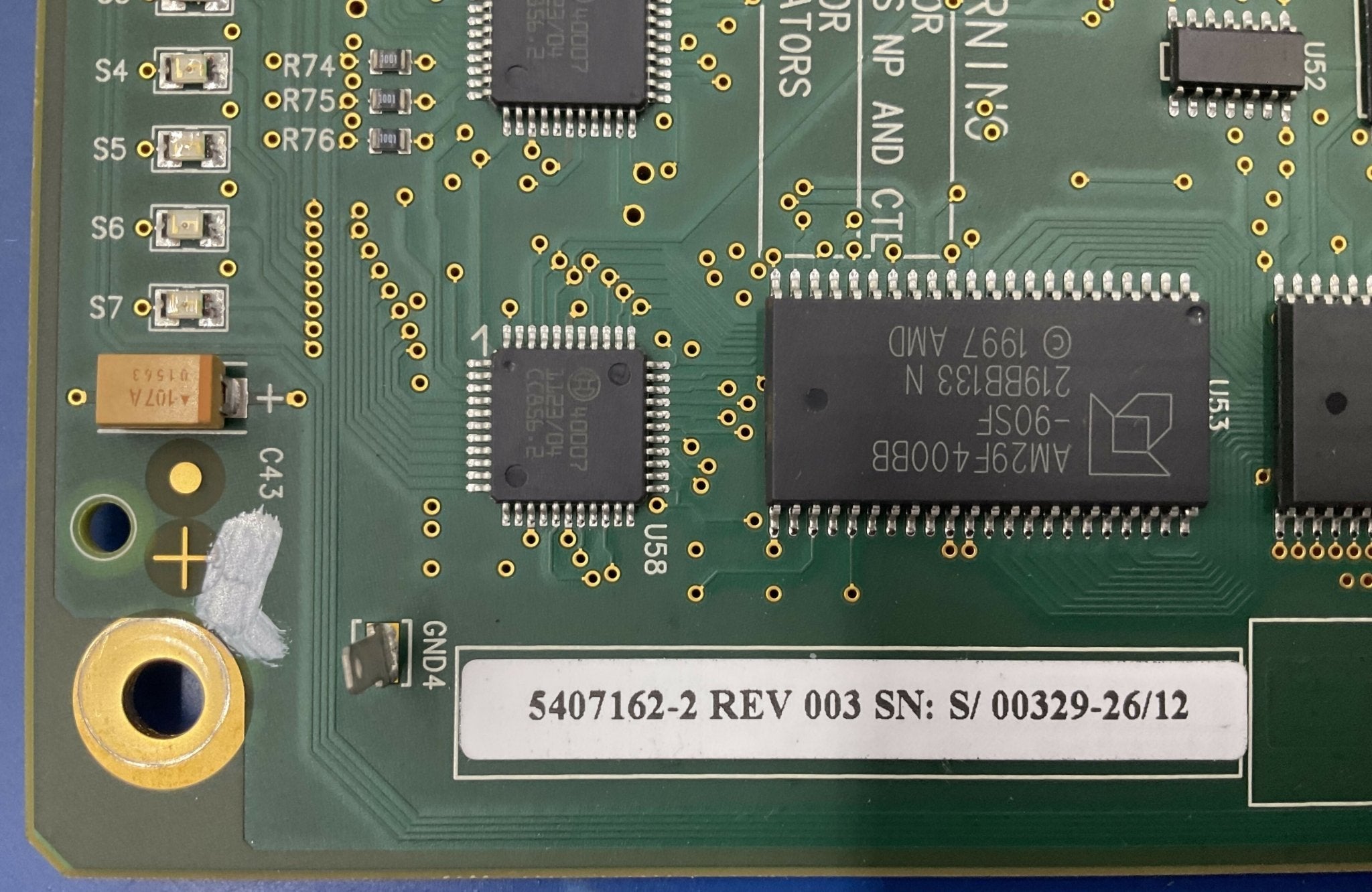 KV_CONTROL BOARD (5407162-2 REV 003) GE