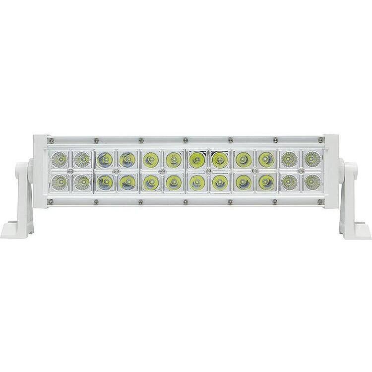 Seachoice UCL21CWSCH 51683 LED Spot/Flood Light Bar, White Housing 24 LEDs, 13.6", 12/24V