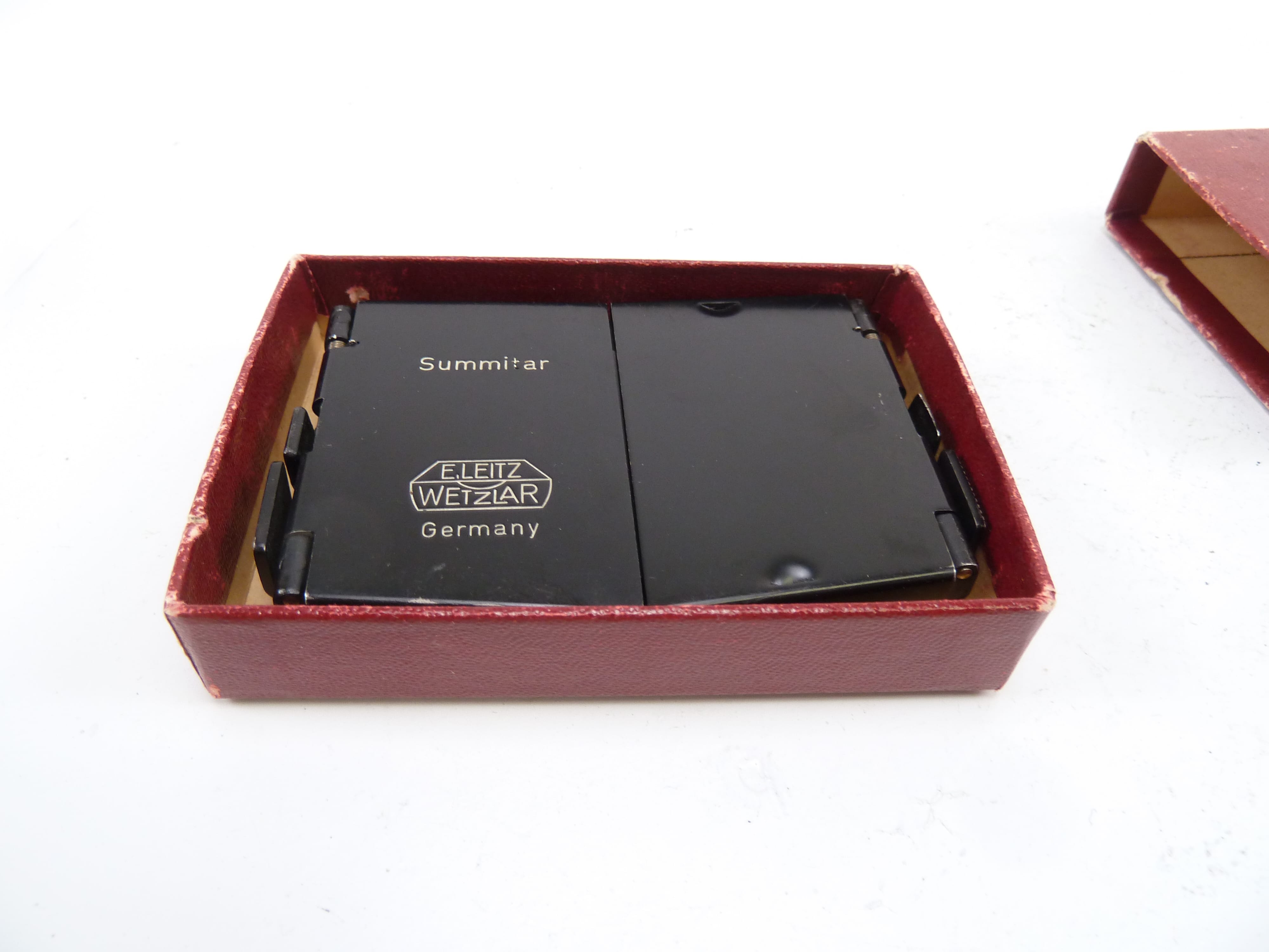 Leica Folding Sunshade for Summitar Lens in original box