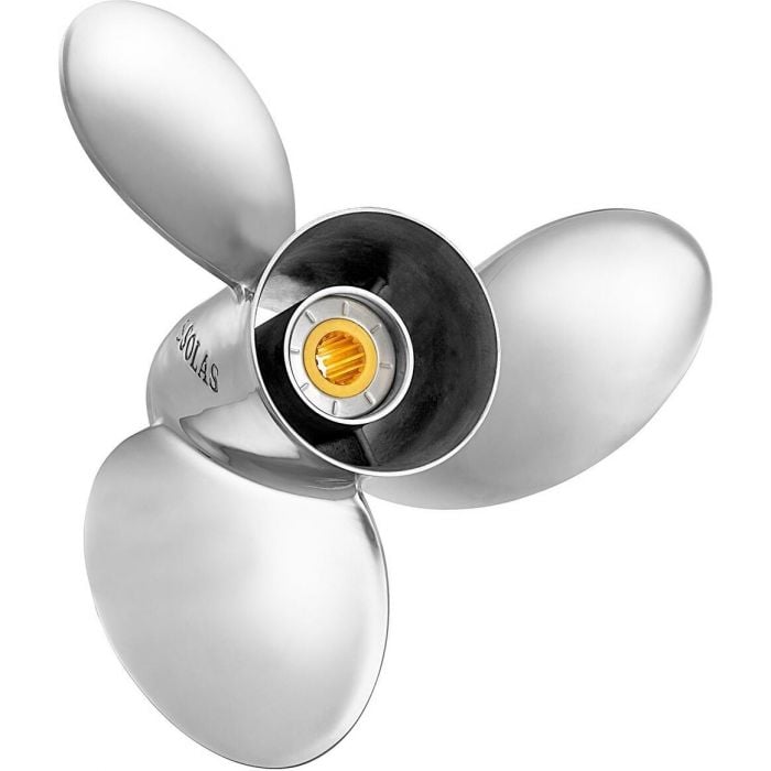 Solas Propeller 4571-153-19 Solas Lexor SS 3-Blade Propeller for Suzuki