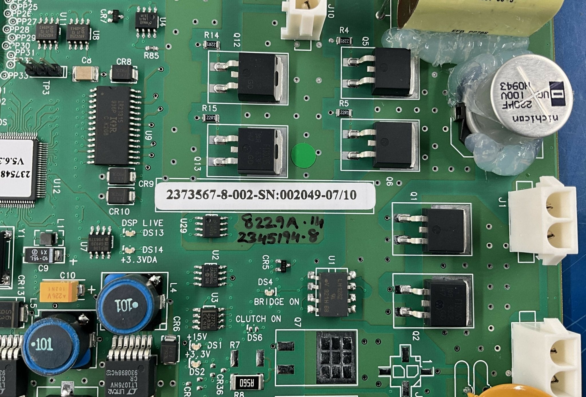 LIFT DC PL201/202 BOARD (2373567-8 GE