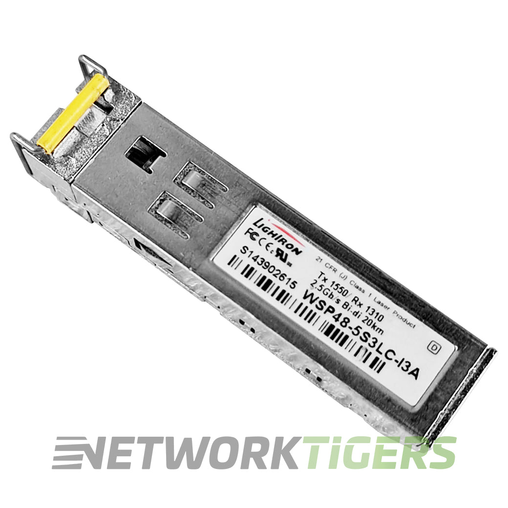 Lightron WSP48-5S3LC-13A 1550Tx/1310Rx Single Strand 2.5Gbps 20km SFP