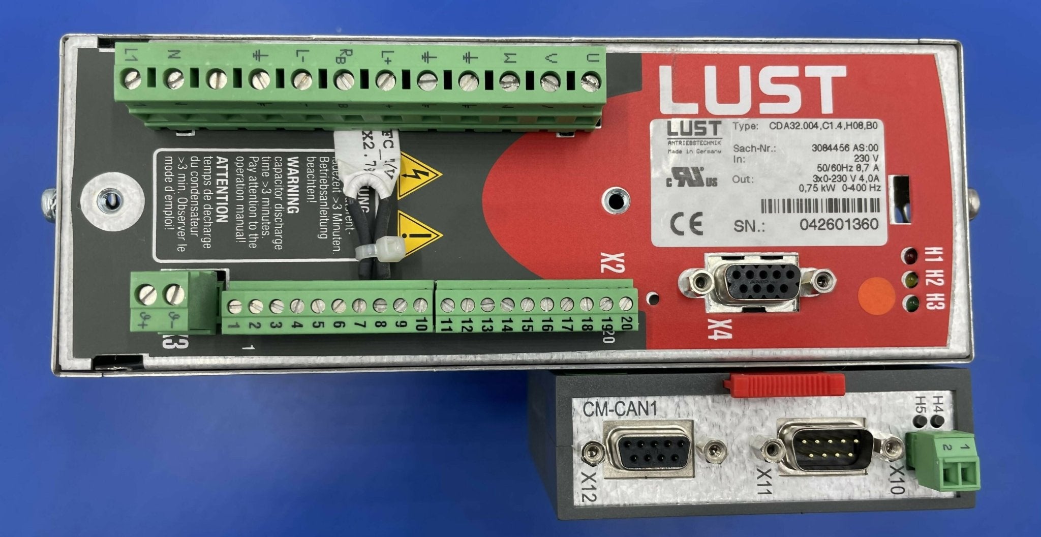 Siemens 3084456 - LUST Frequency Inverter with Module CT Front View | Alo Tech Solutions