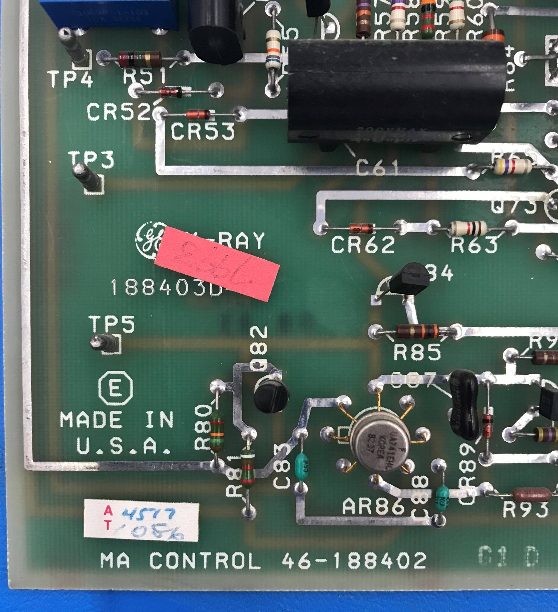 MA Control PCB(46-188402 G1 DGE Advantx