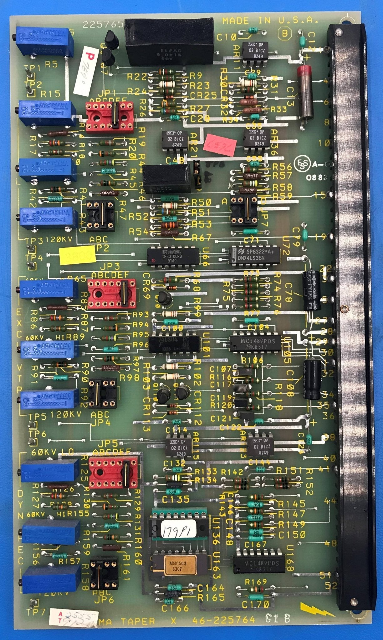 MA Taper X PCB (46-225764 G1 B GE Advantx