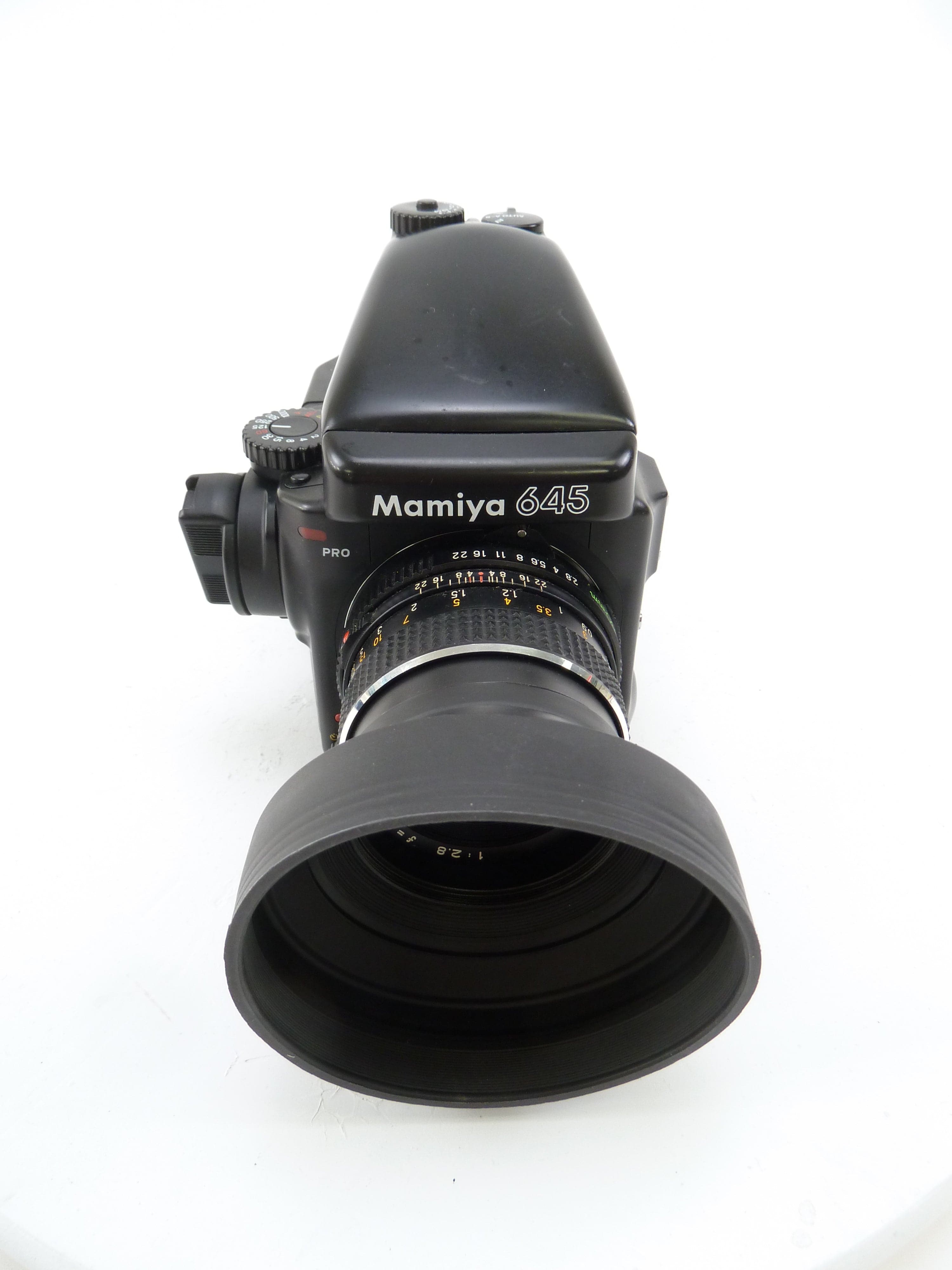 Mamiya 645 Pro Complete Outfit with AE Prism Finder, 80MM f2.8 C Lens, and 120 Back