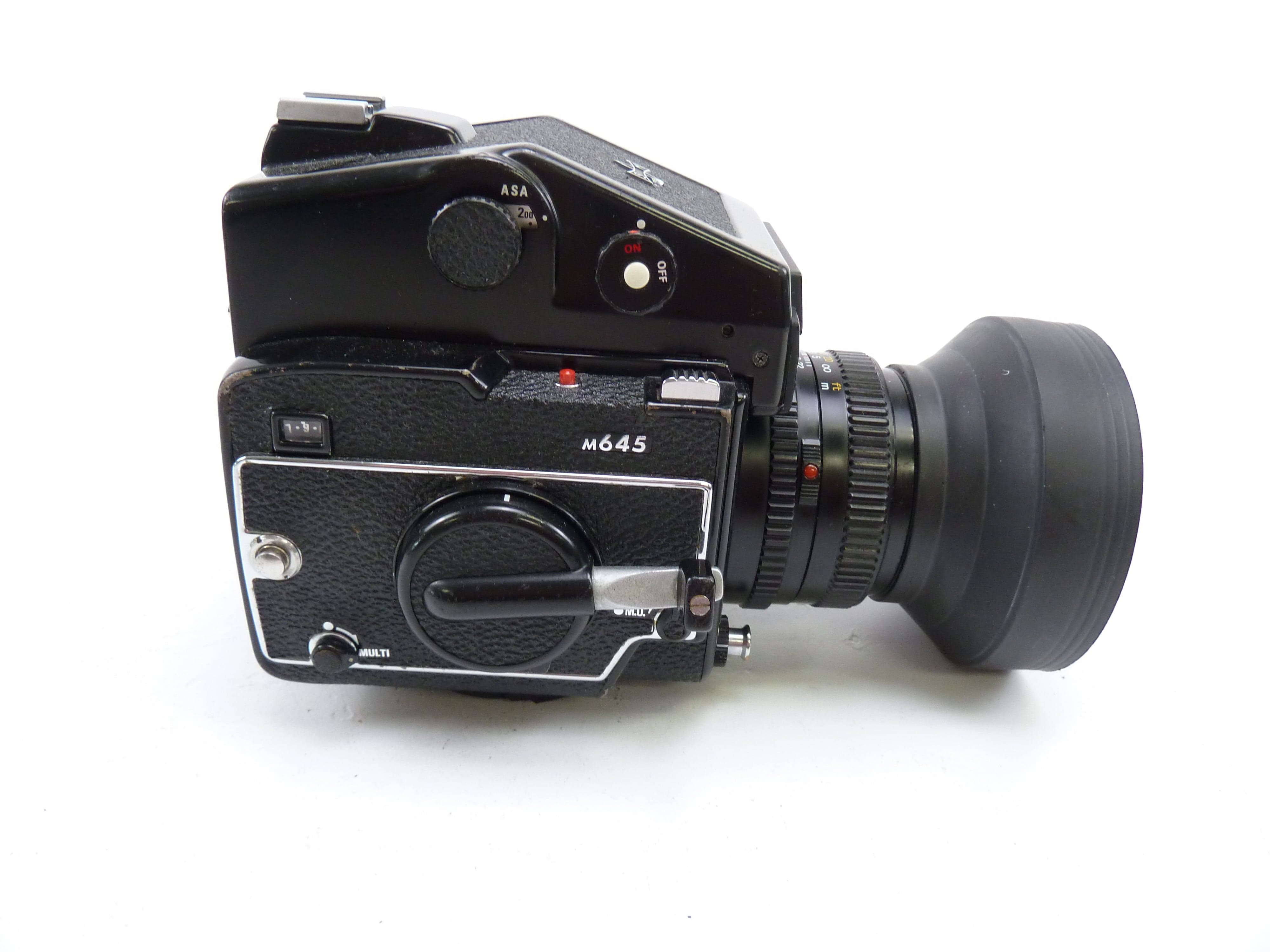 Mamiya M645 Camera Outfit with AE Meter Prism and 80MM F2.8 N Lens