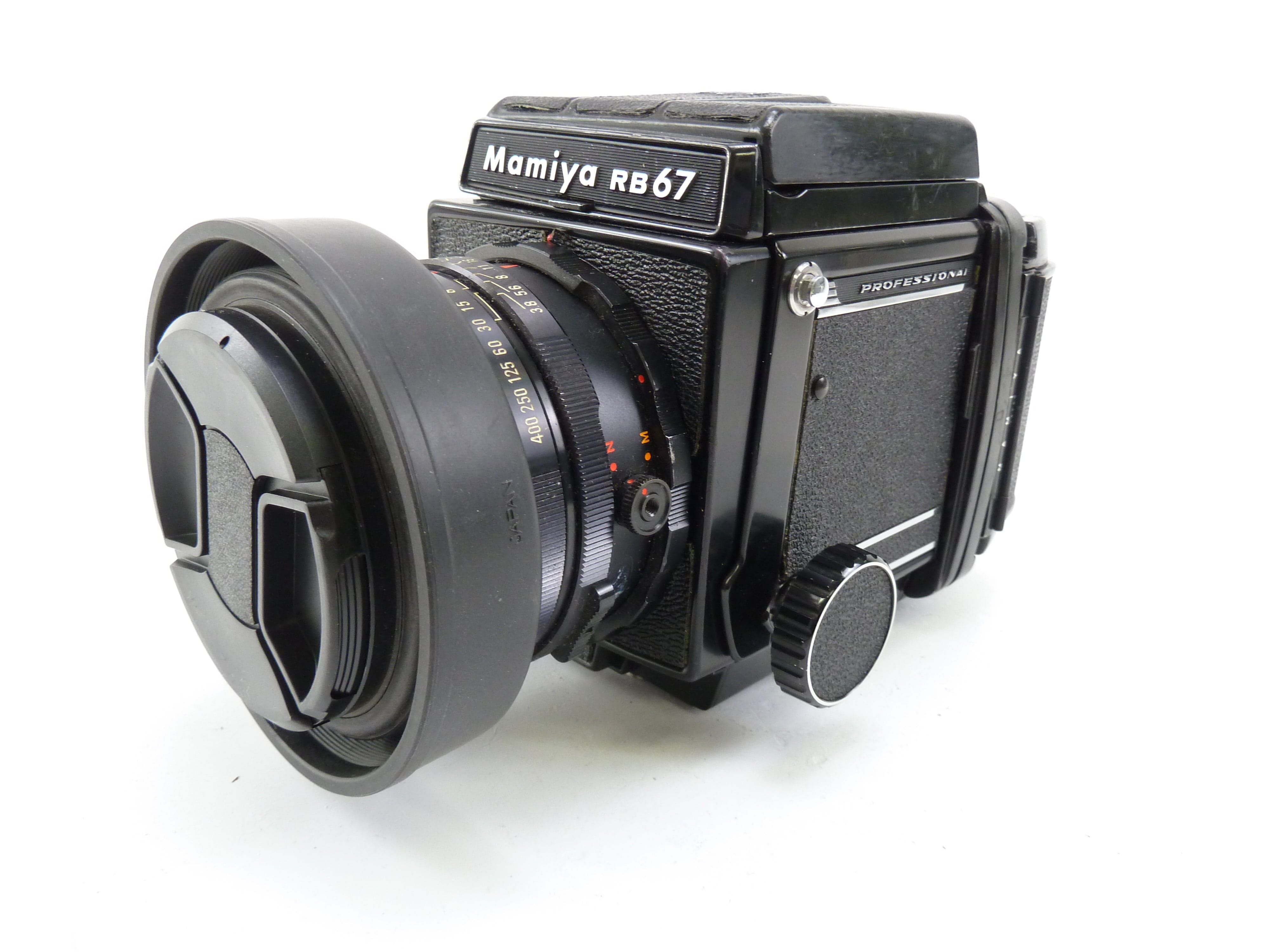 Mamiya RB67 Complete Kit with 127MM F3.8 Lens 120 Film Back, and WLF