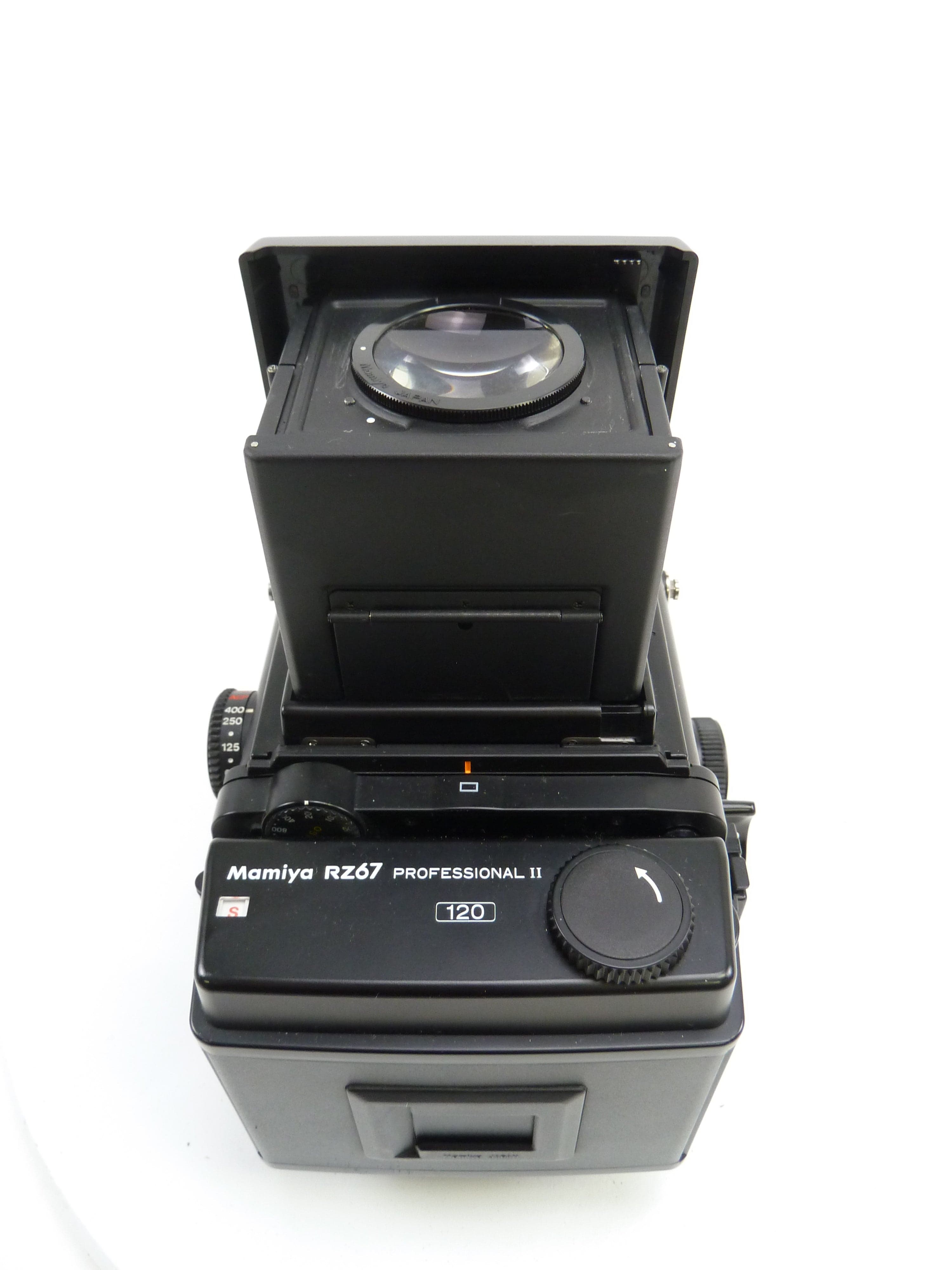Mamiya RZ67 Pro II Kit with 110MM f2.8 Lens, Pro II 120 Back, and Waist Level Finder