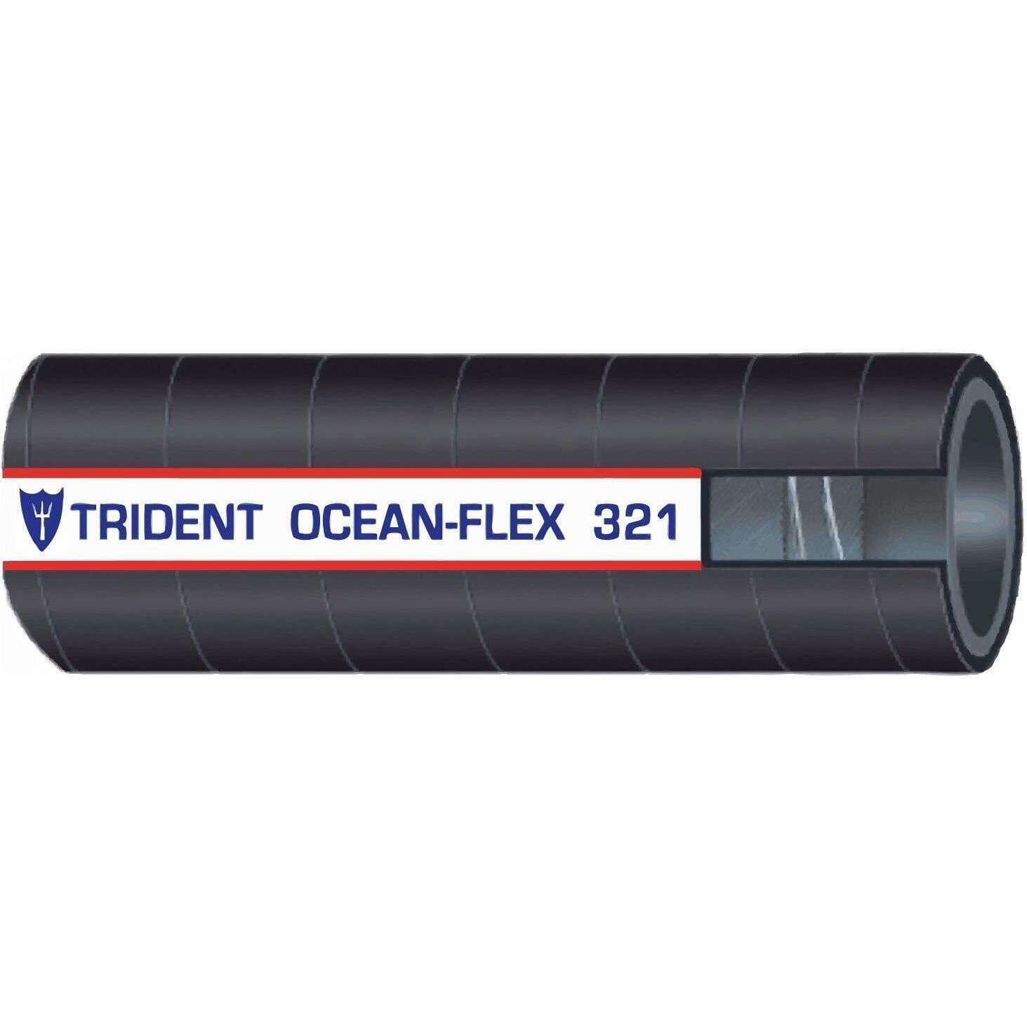 Trident Marine 321-2126 2-1/2" x 50' Ocean-Flex Multipurpose Hose