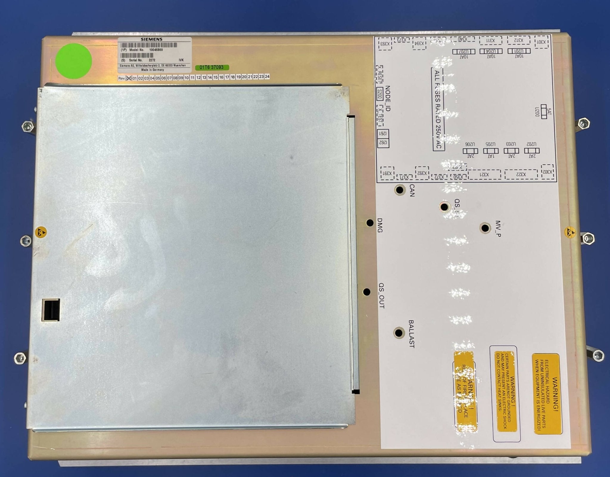 Siemens 10046869 - MCM4 Stand Without D307 Board for Artis Rear | Alo Tech Solutions