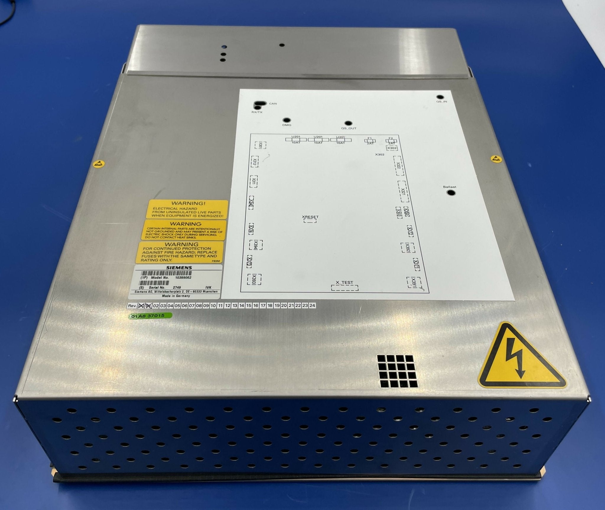 MCM4 TABLE (10399062) SIEMENS