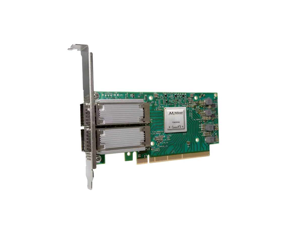 Mellanox MCX556A-EDAT ConnectX-5 Ex VPI - Rear View | Alo Tech Solutions