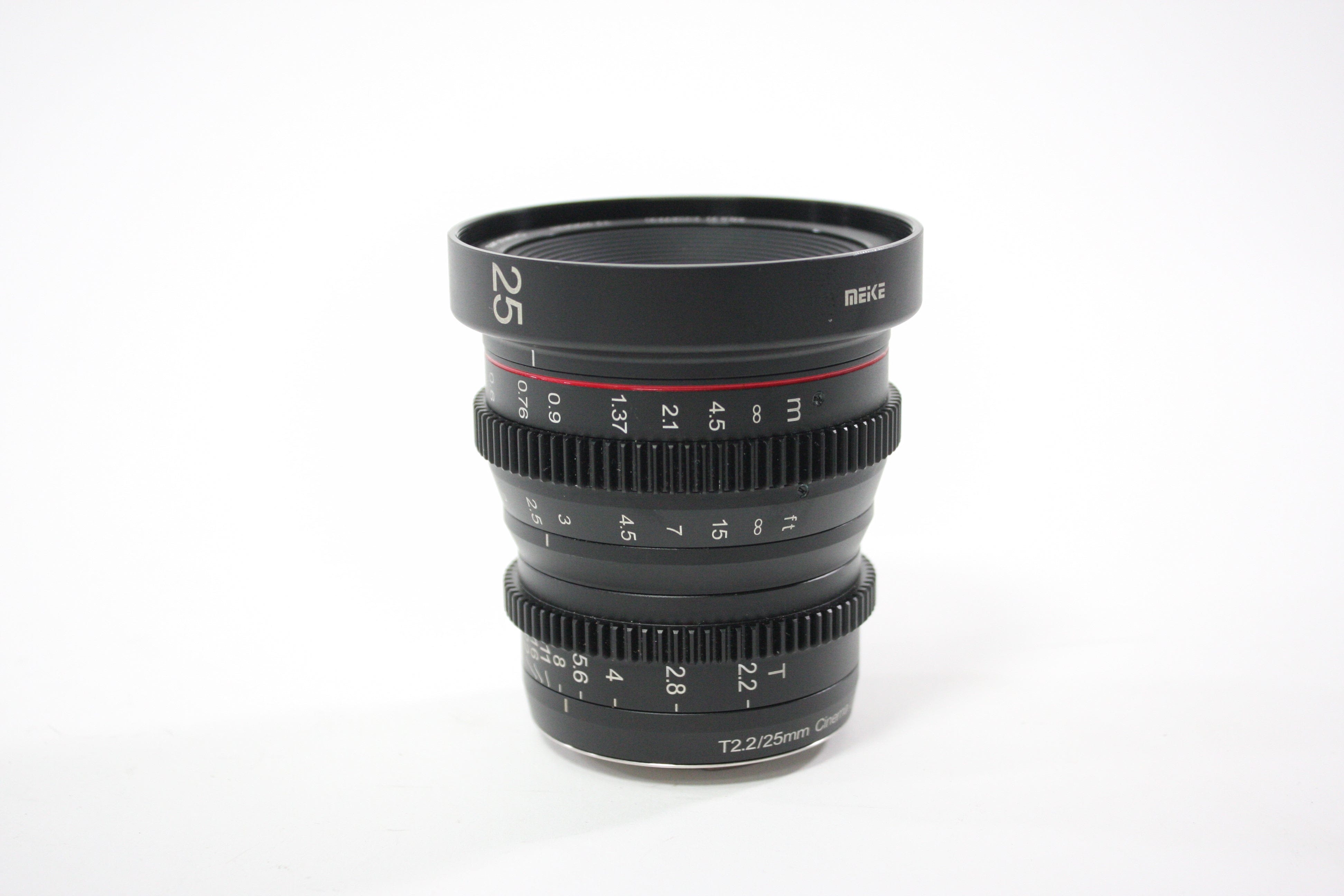Meike 25mm T/2.2 Multi Coated Cinema Lens for Micro 4/3 Mount AS-IS