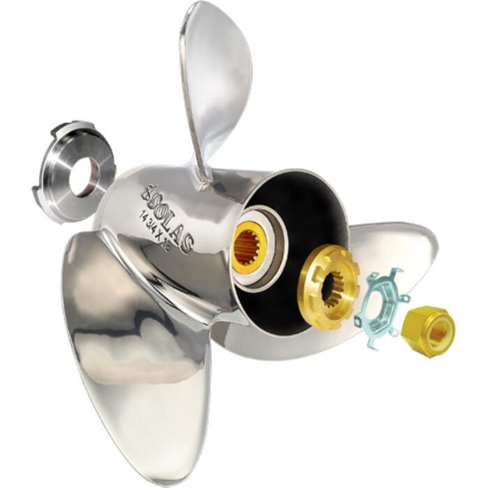 Solas Propeller 17043501 Solas Fixed Hub Prop Hardware Kit Suzuki, Type C
