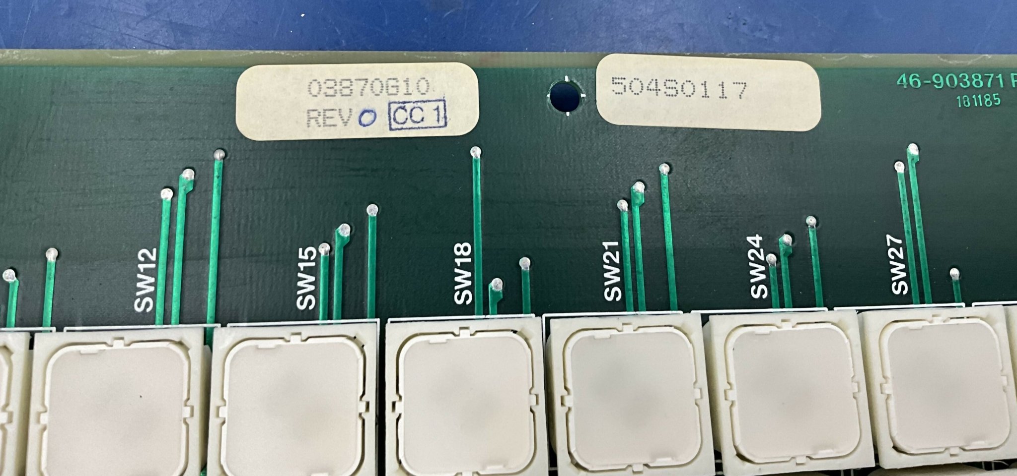 MICRO QAUNTAMATIC TX KEYBOARD (03870G10/46-903870G10 Rev 0) GE