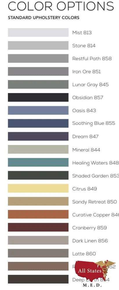 Midmark 631 Procedure Chair Premium Upholstery Top