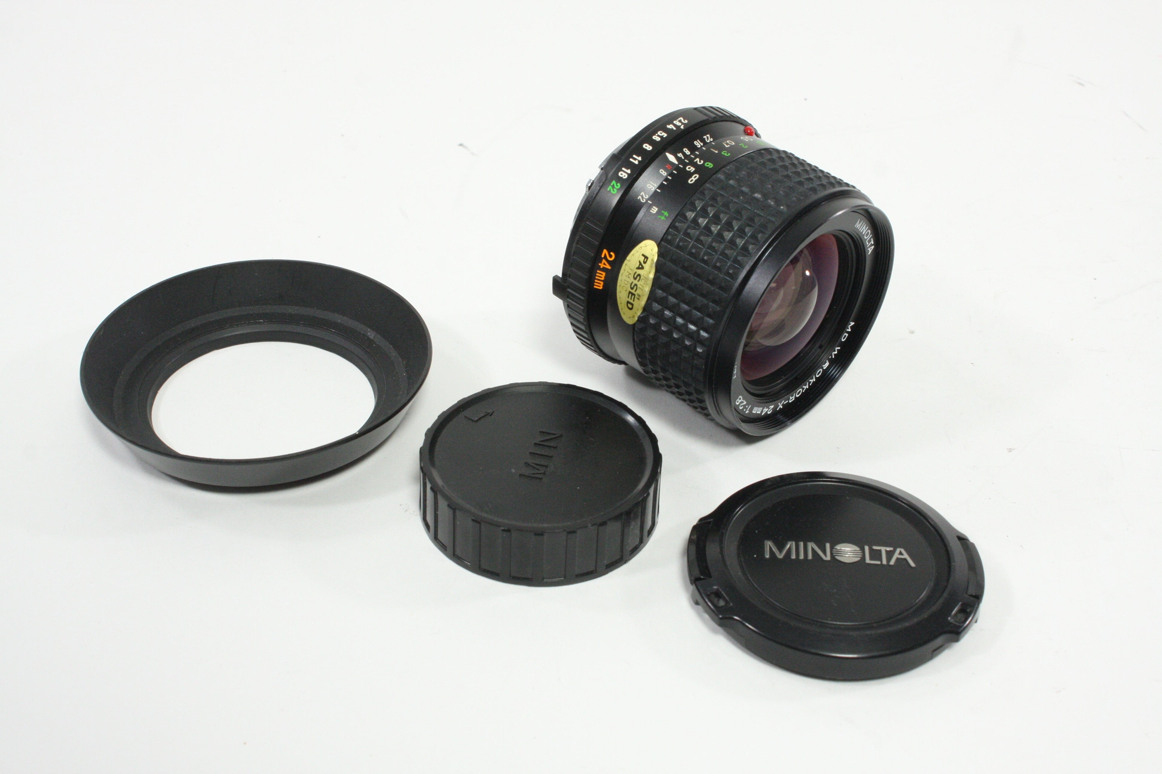 Minolta 24mm f/2.8 MD W.Rokkor-X Lens for Minolta MD Mount