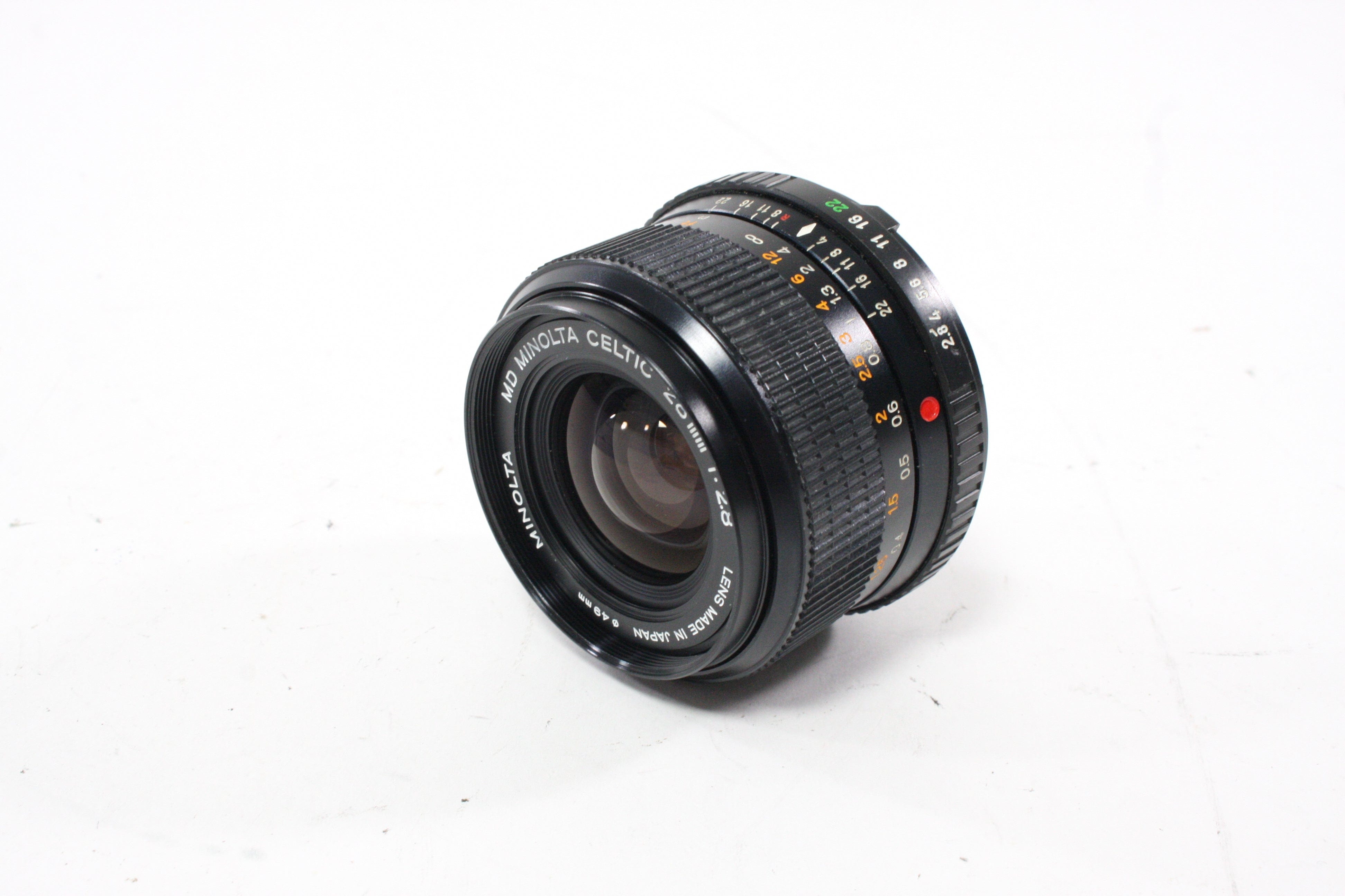 Minolta 28mm f/2.8 Celtic Lens for Minolta MD Mount