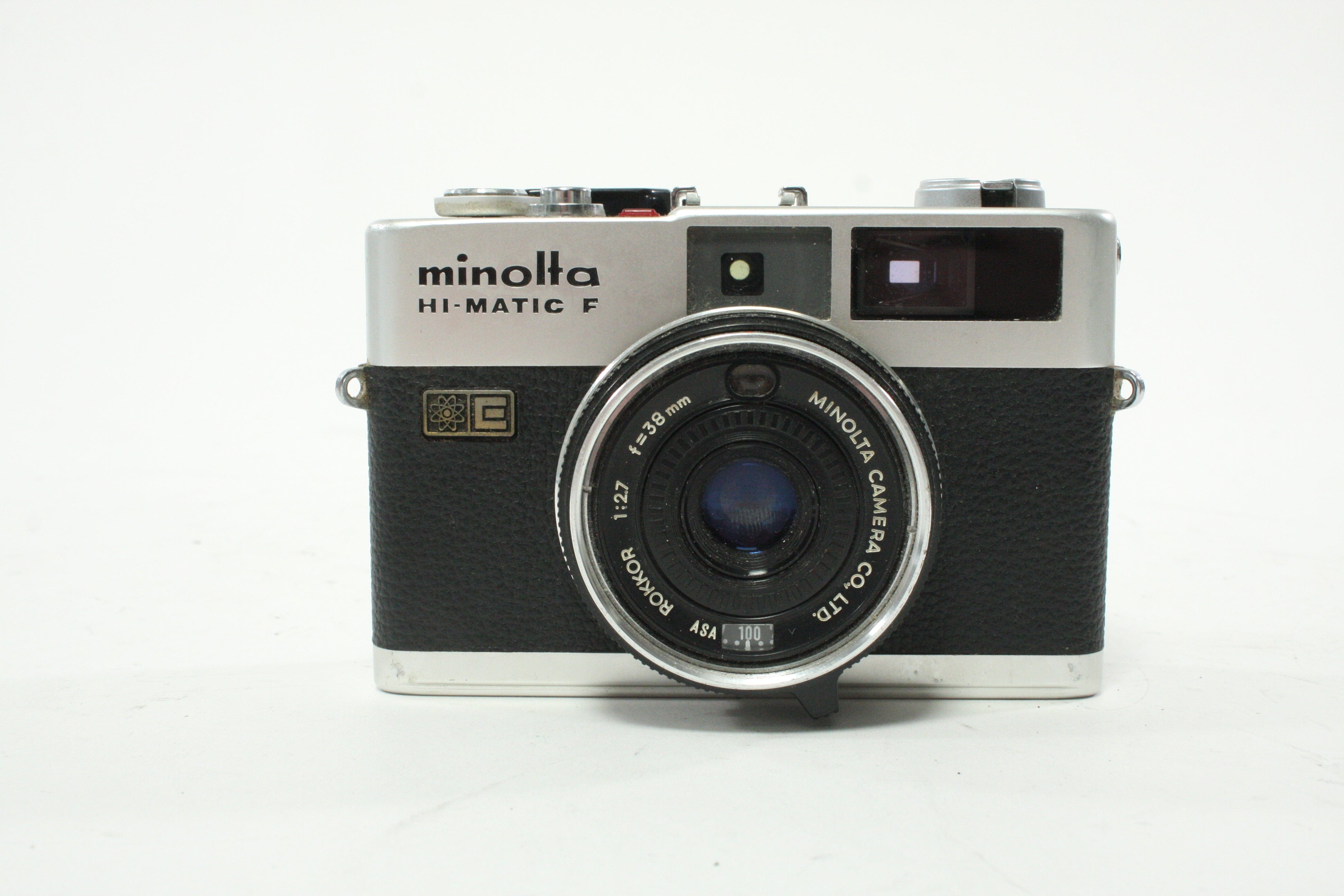Minolta Hi-Matic F 35mm Rangefinder Camera AS-IS