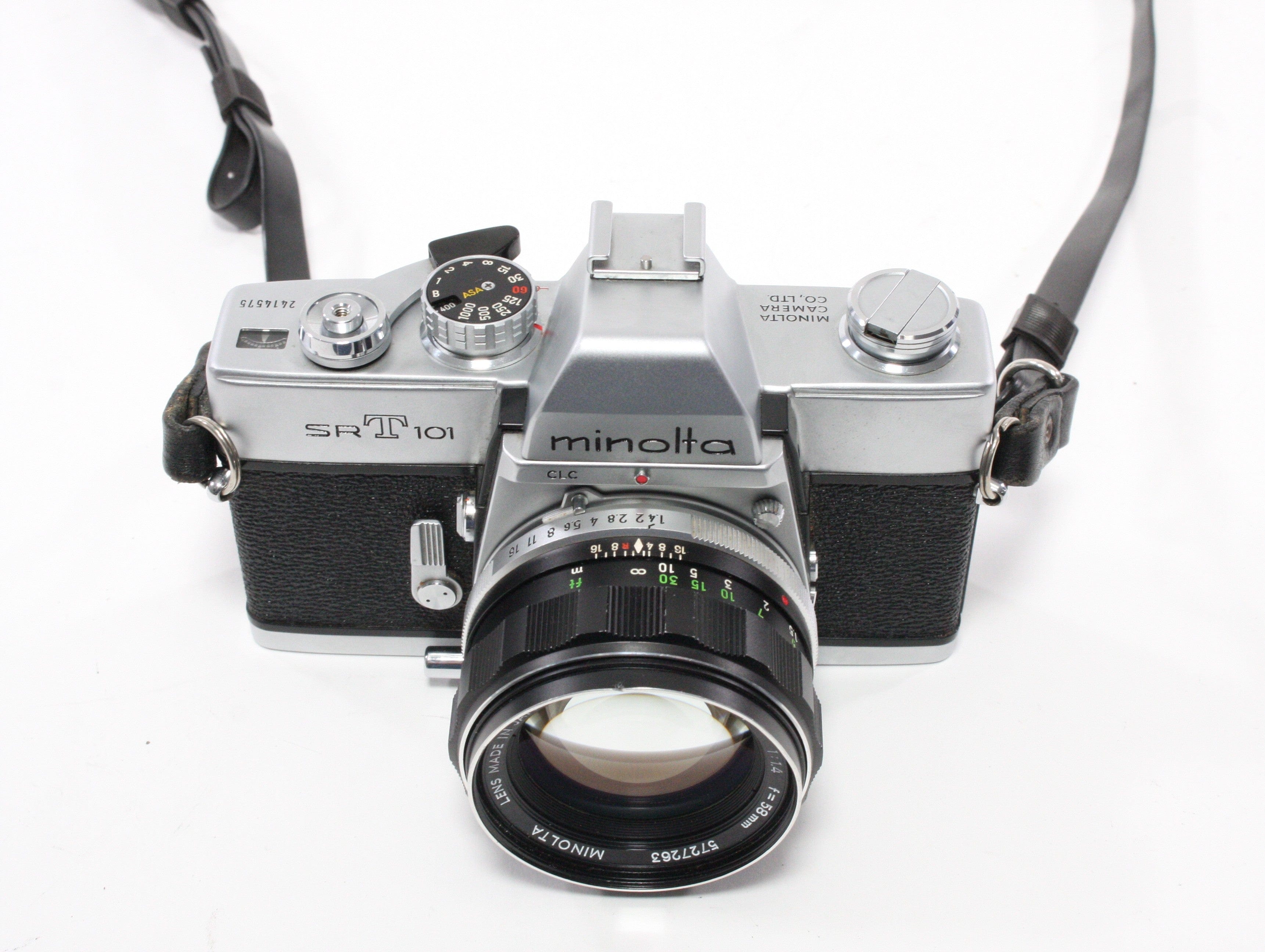 Minolta SRT 101 with 50mm f/1.4 lens